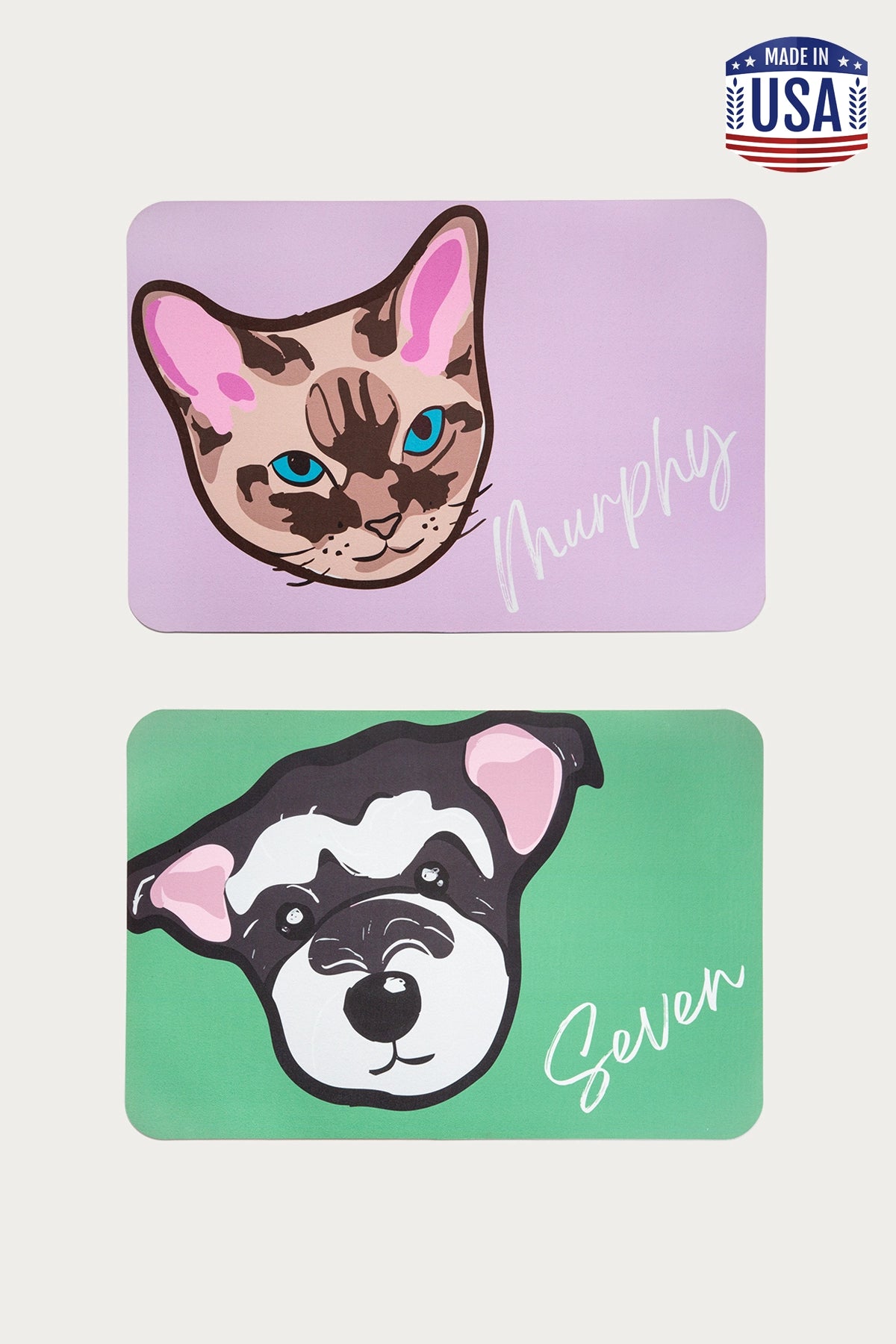 Custom Pet Graphic Diatomite Bath Mat