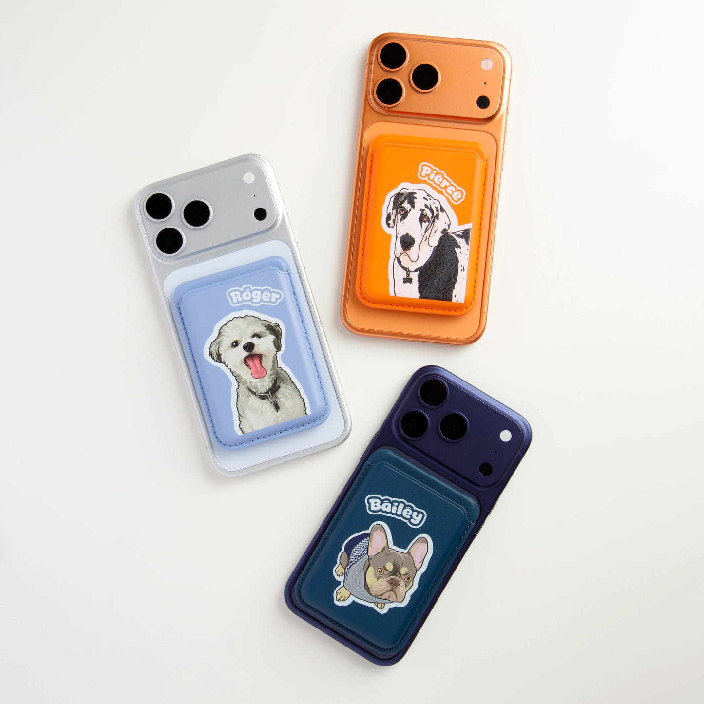Custom Pet Portrait MagSafe Wallet & Phone Stand