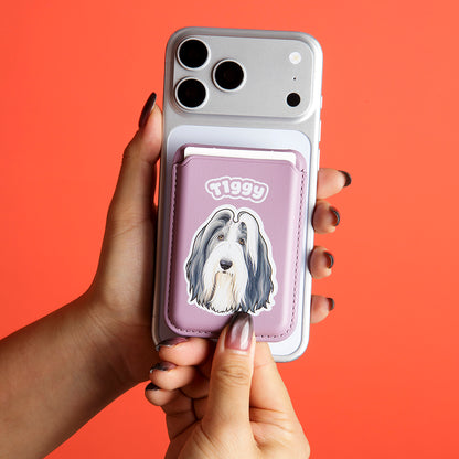 Custom Pet Portrait MagSafe Wallet & Phone Stand
