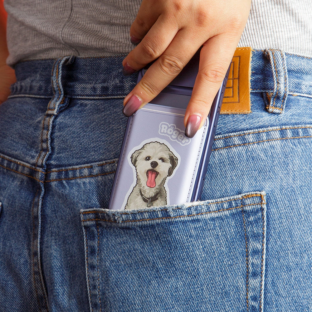 Custom Pet Portrait MagSafe Wallet & Phone Stand