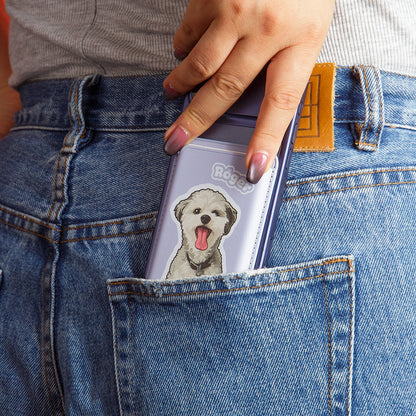 Custom Pet Portrait MagSafe Wallet & Phone Stand