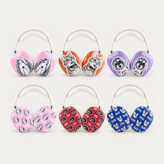 Custom Pet Portrait AirPods Max Case