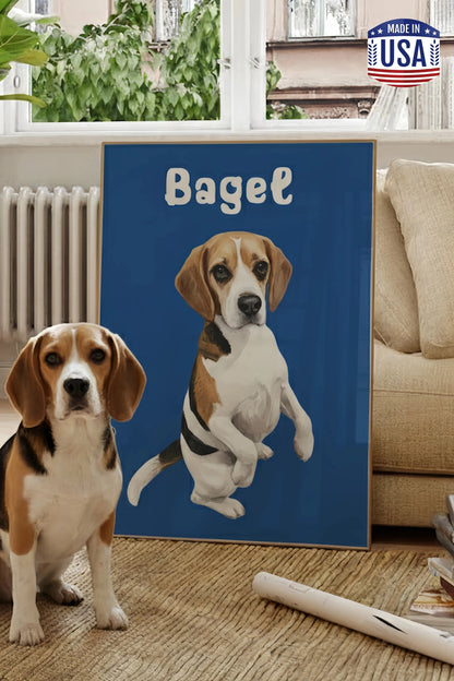 Custom Pet Watercolor Portrait