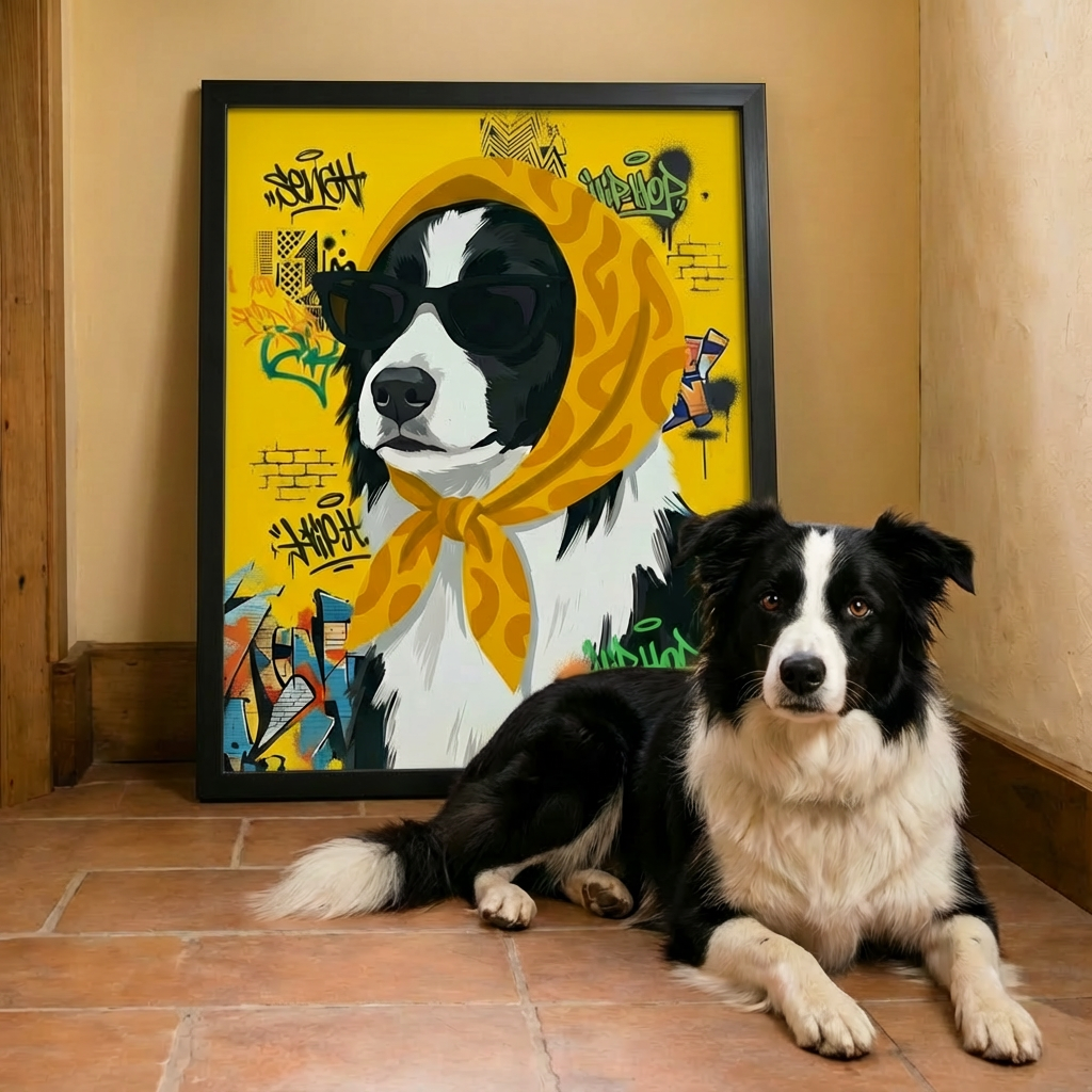 Custom Street Style Pet Portrait