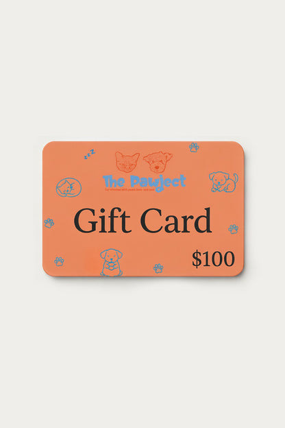 The Pawject Gift Card
