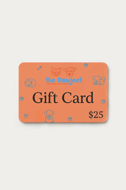 The Pawject Gift Card