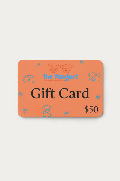 The Pawject Gift Card