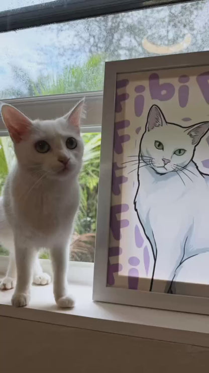 Custom Pet Name Portrait