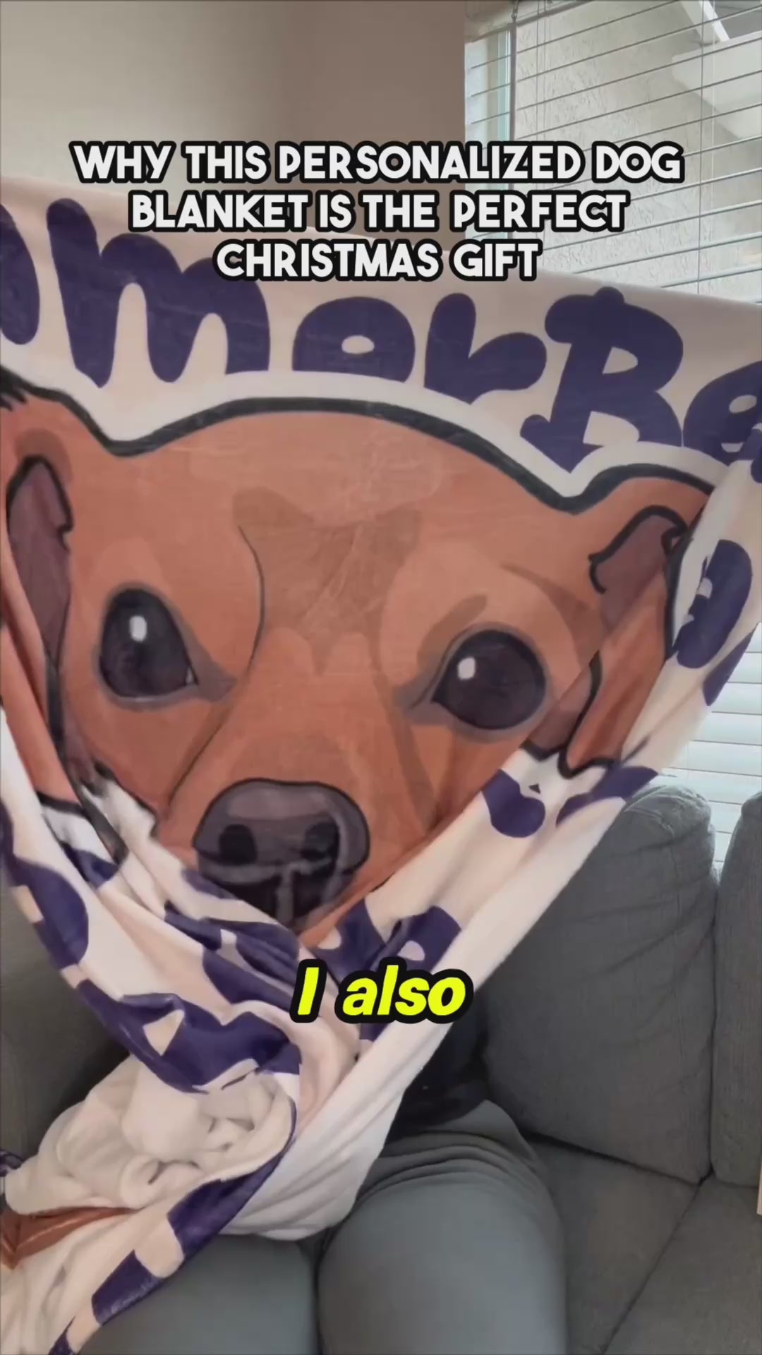 Custom Pet Name Blanket