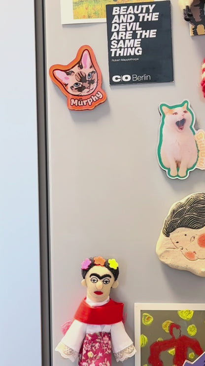 Custom Pet Shape Acrylic Magnet | Personalized Fridge Magnet with Photo or Drawing | UV Print |