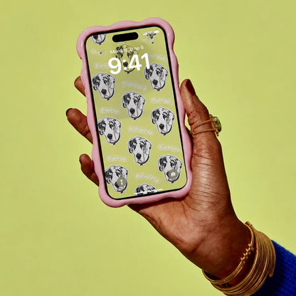 Custom Pet Portrait Digital Wallpaper